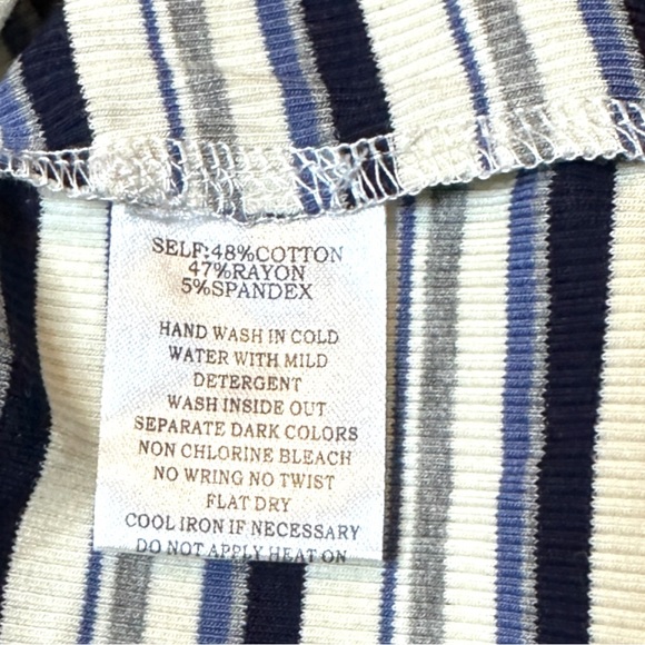 ๐HOST PICK๐NWT Truly Me Girls By Sara Sara Stripped Ruffle Sleeve Dress. 10 - Picture 11 of 12